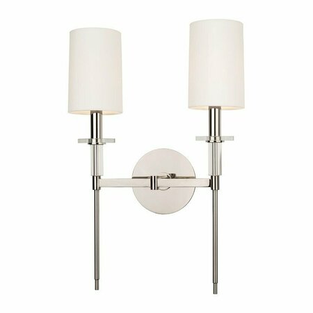 HUDSON VALLEY Amherst 2 Light Wall Sconce 8512-PN